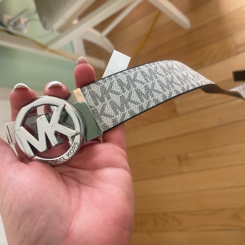 Michael Kors Silver Belt